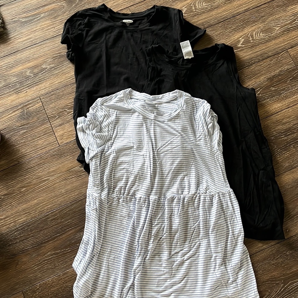 Maternity shirts and nursing tank